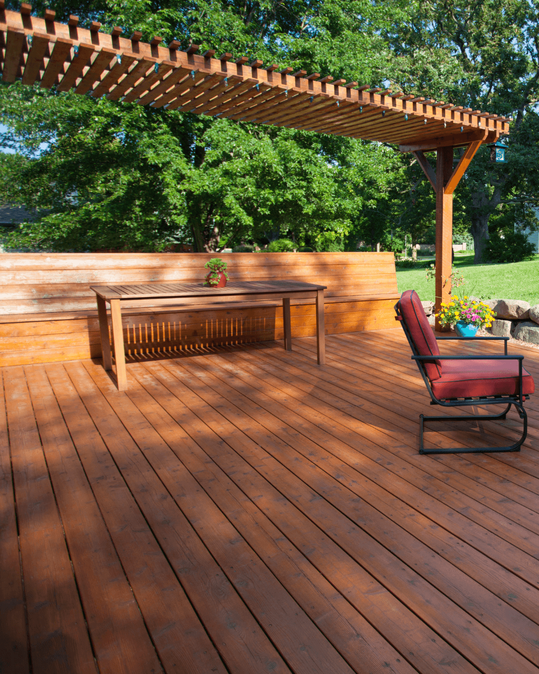 Deck Staining in Malden MA